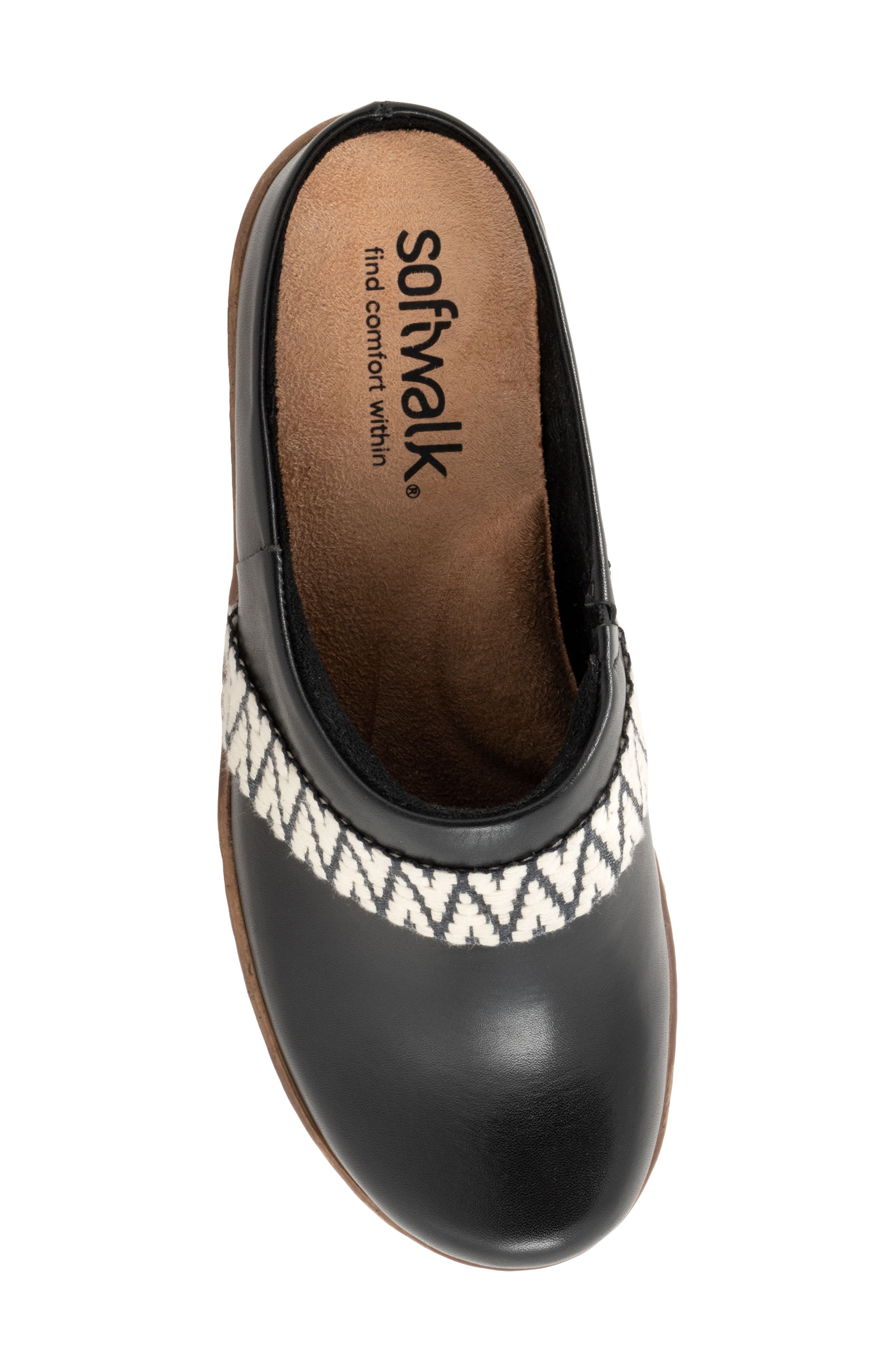 Marion Platform Clog, Alternate, color, BLACK