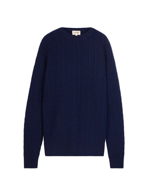 Cashmere Cable-Knit Sweater