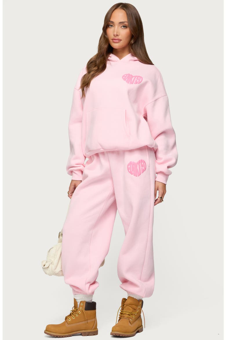Major Love Logo Hoodie, Alternate, color, LIGHT-PINK