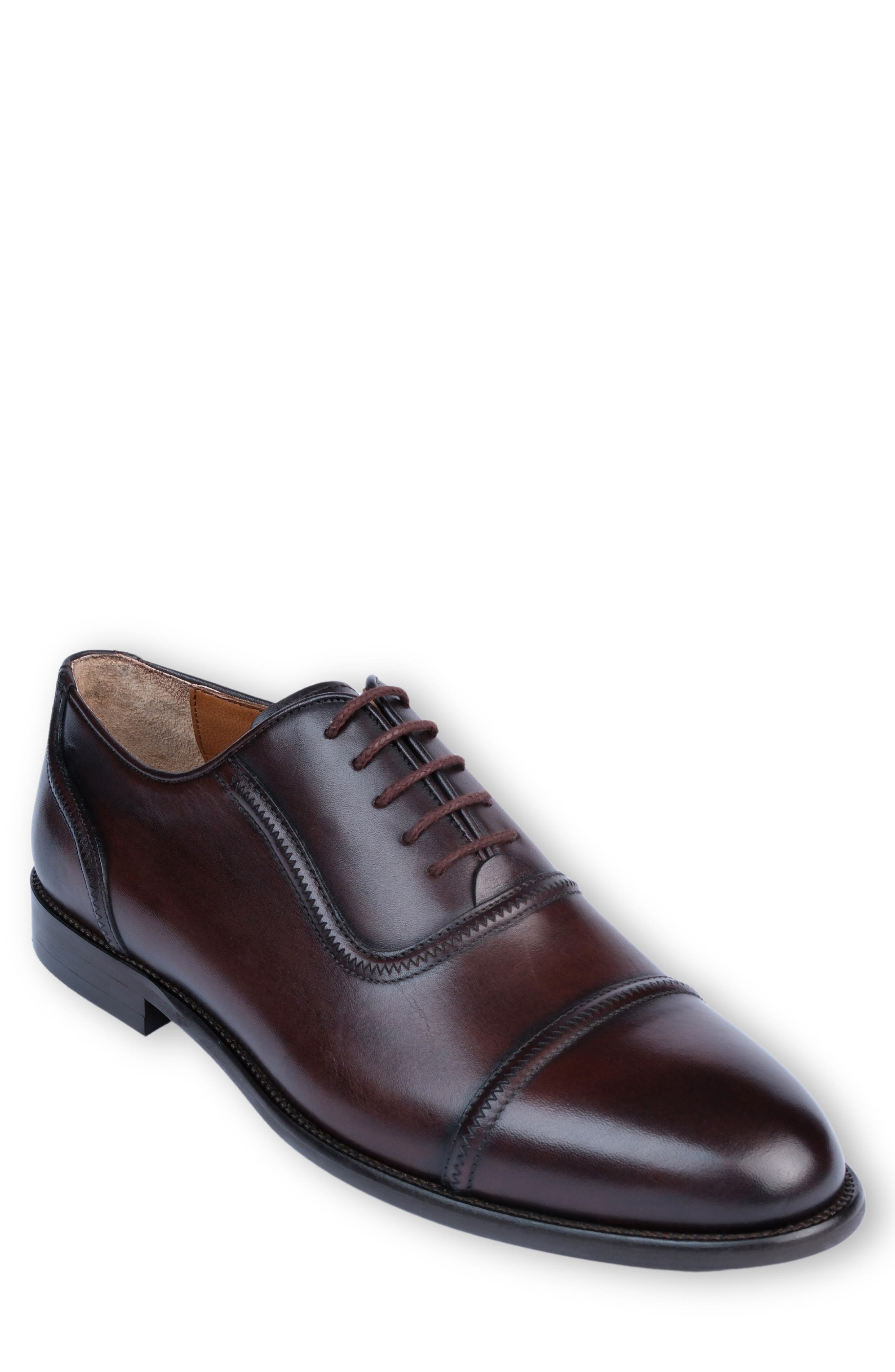 VELLAPAIS Bowery Cap Toe Oxford, Main, color, 