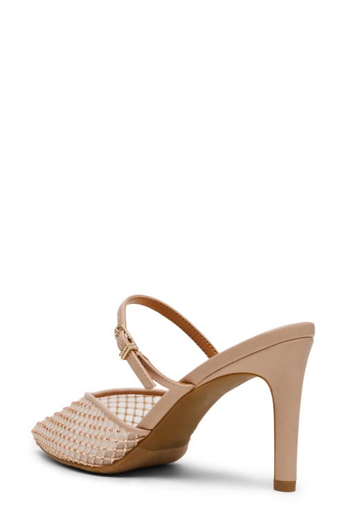 Dolce Vita Dv By Elegant Mule Pump In Nude Sparkle
