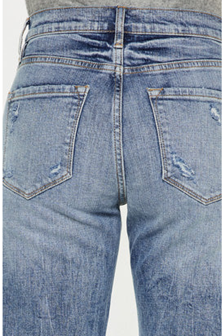 Tilda High Rise Slim Straight Leg Jeans, Alternate, color, Medium Wash