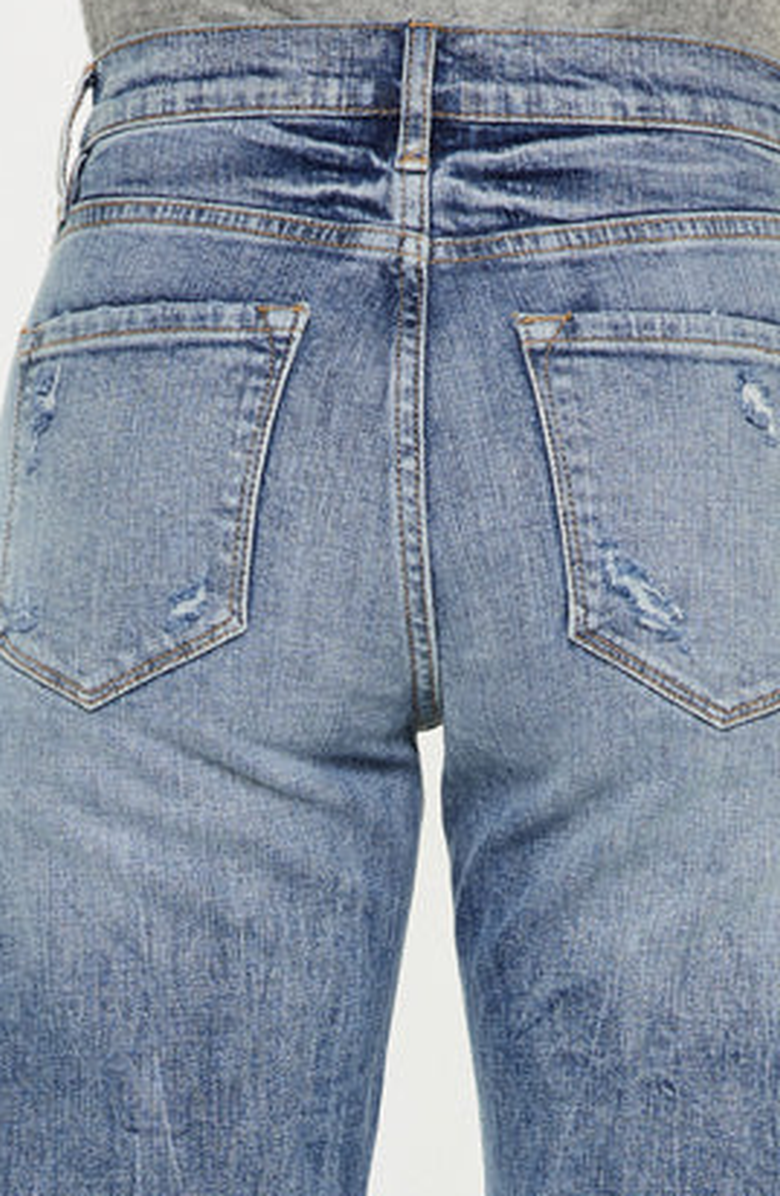 KanCan Tilda High Rise Slim Straight Leg Jeans, Alternate, color, Medium Wash