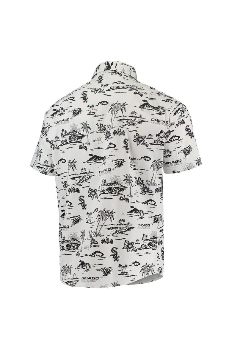 Men's Reyn Spooner White Chicago White Sox Kekai Performance Button-Up Shirt, Alternate, color, White