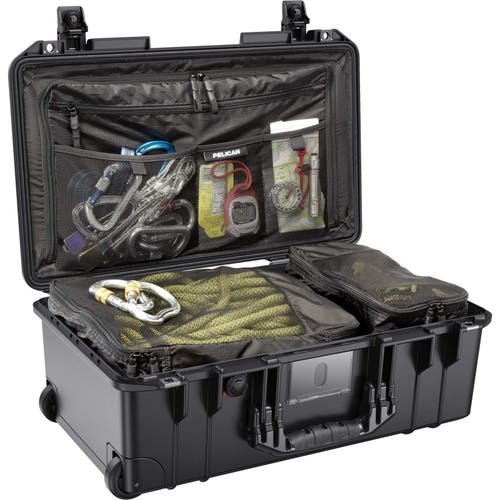 Pelican Air 1535  2 Wheeled  Hard Case Carry On Luggage In Black
