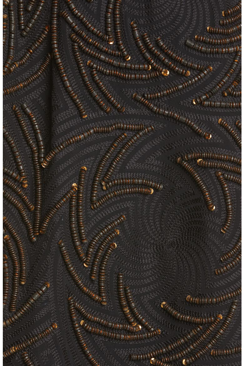 Rolita Sequin Embellished Short Jacket, Alternate, color, GOLD 954