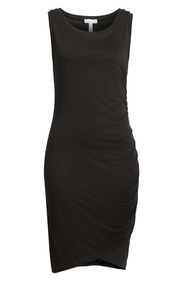 Melrose and Market Leith Ruched Body-Con Sleeveless Dress, Alternate, color,