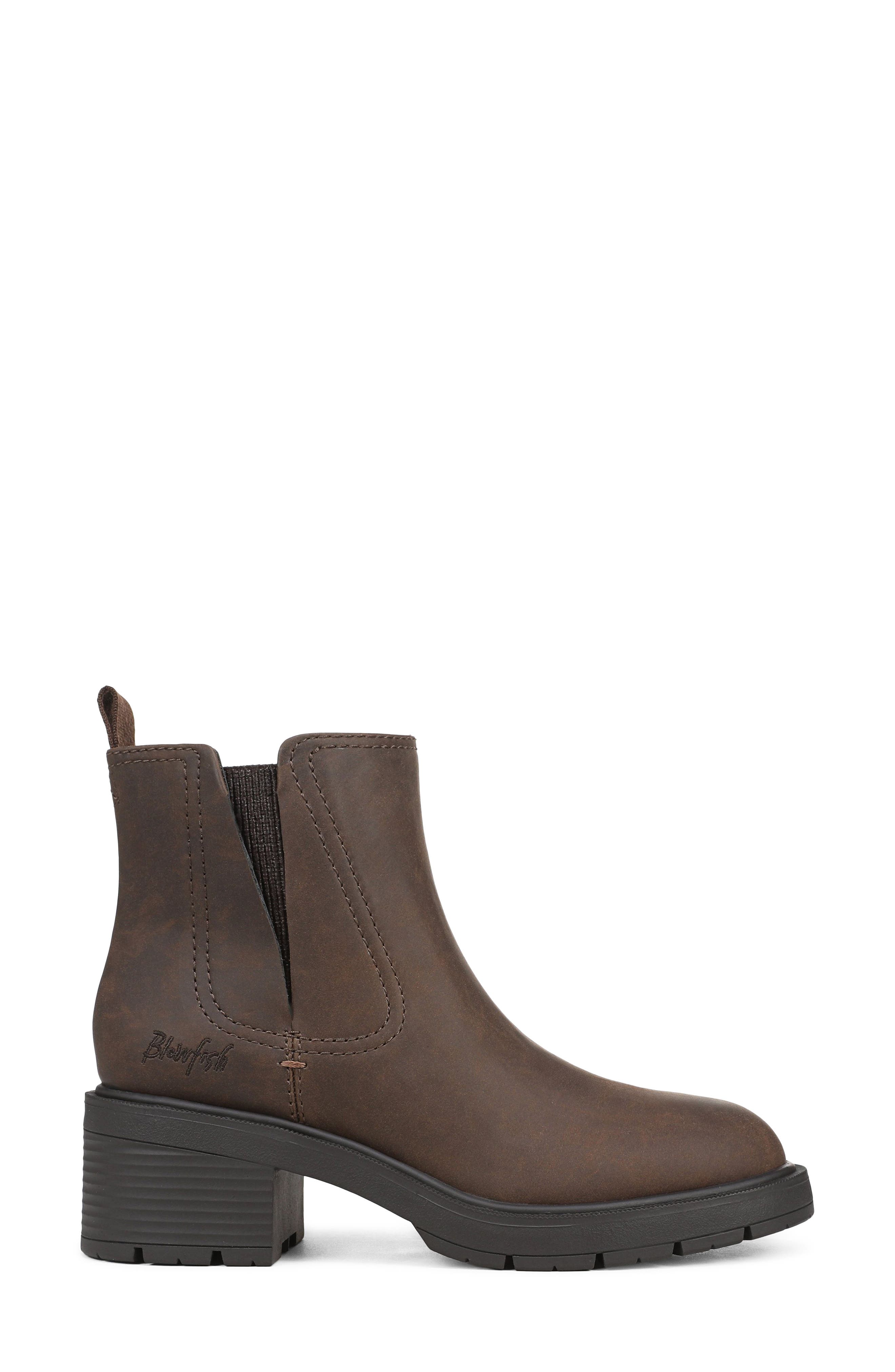 Frances Faux Leather Chelsea Boot, Alternate, color, CHOCOLATE FAUX LEATHER