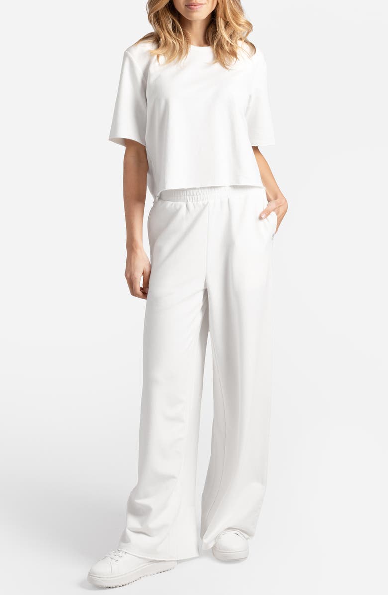 Sunday Citizen French Terry Lounge Pants, Alternate, color, Off White