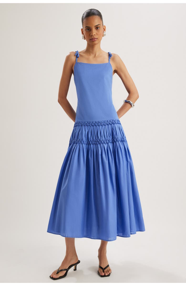 Merlette Layal Dress, Main, color, Azure