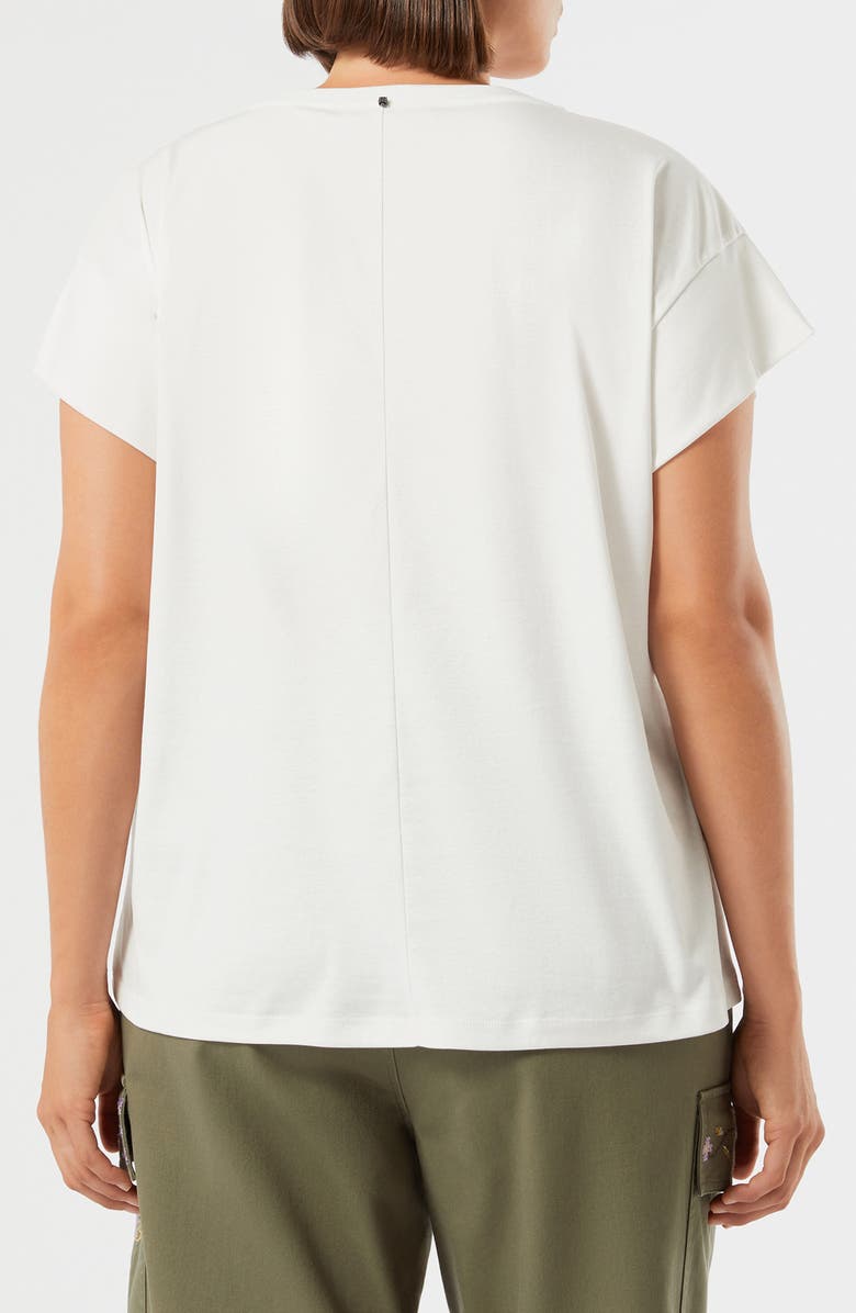 Marina Rinaldi Mrs Giusto T-Shirt, Alternate, color, Ivory