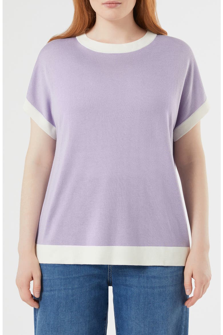 Mrs. Ribellle Silk & Cashmere Sweater, Main, color, LILAC