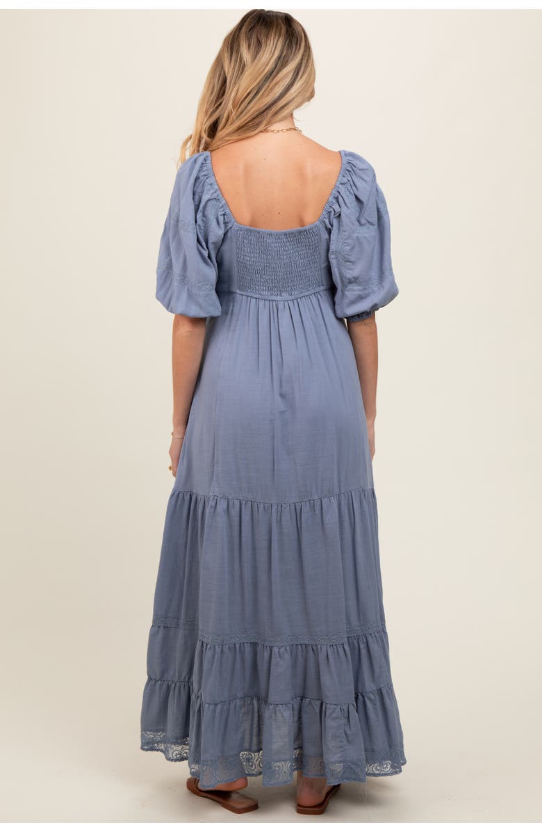 PinkBlush Lace Insert Maxi Dress, Alternate, color, Blue