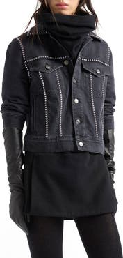 7 For All Mankind Adi Studded Trucker Jacket