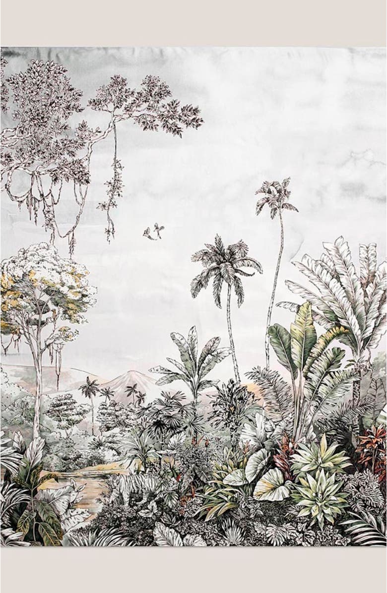 Togas Ilbama Duvet cover, Alternate, color, Green