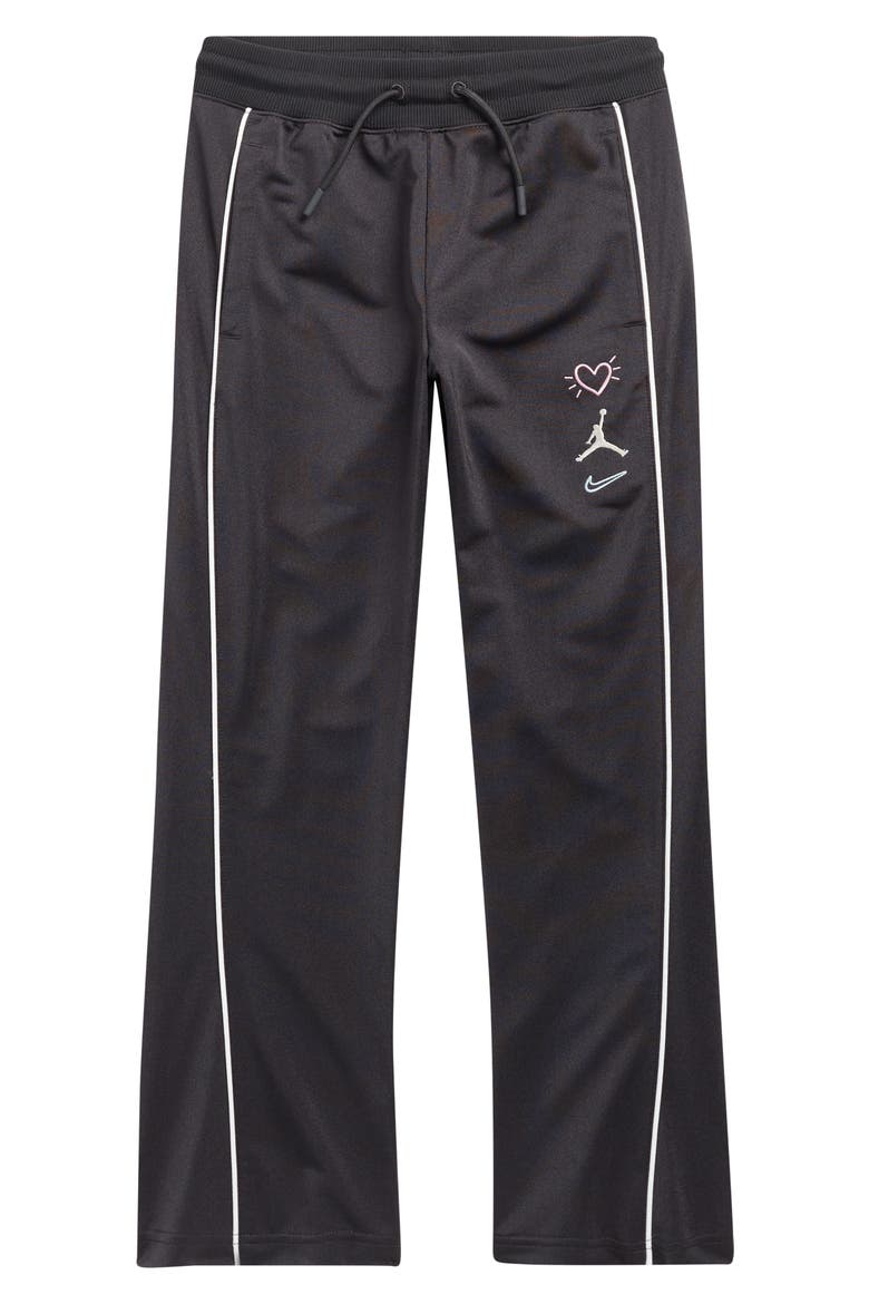 Kids' Love is in the Air Track Pants, Main, color, OFF NOIR