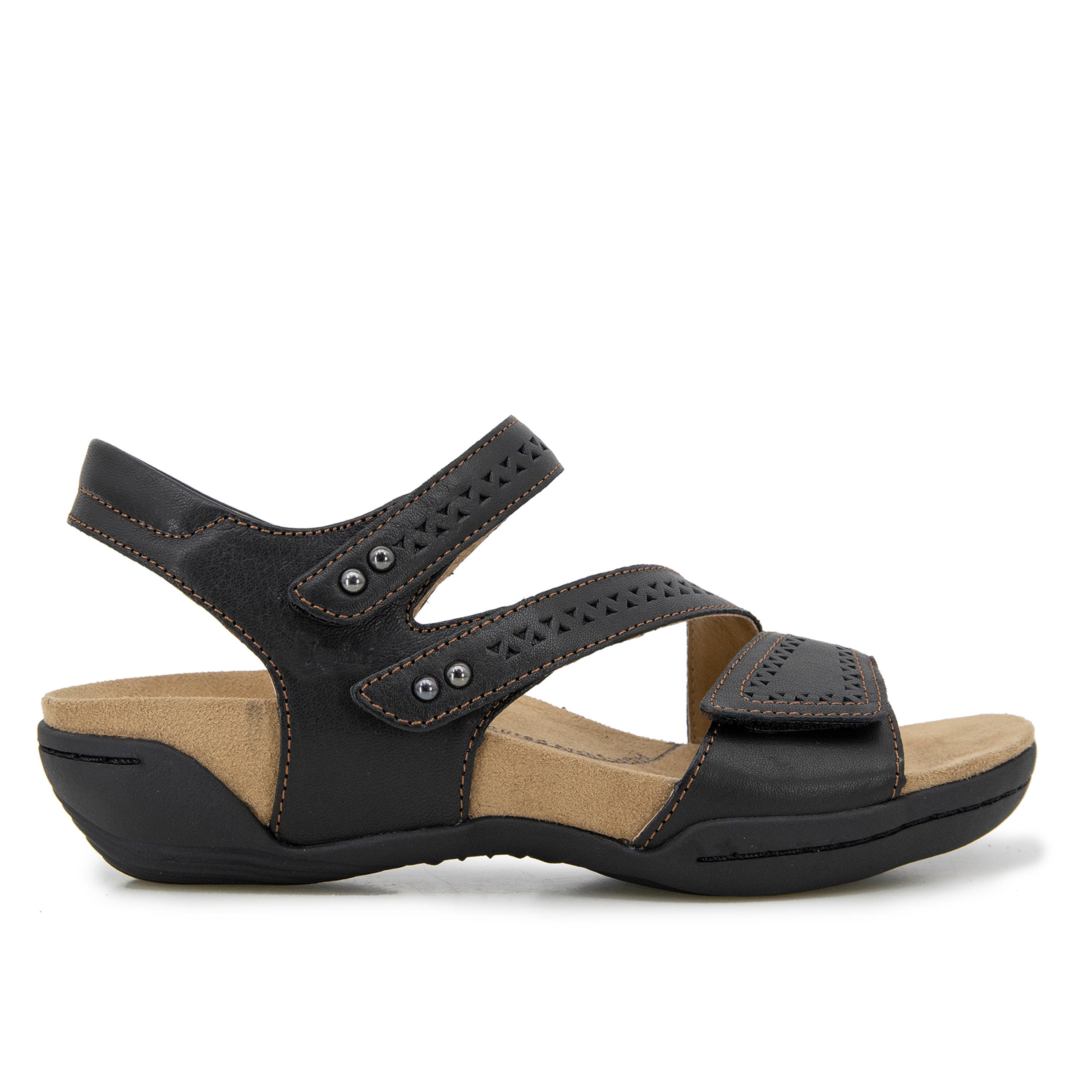 Jambu Makayla Casual Flat Sandal, Alternate, color, Black