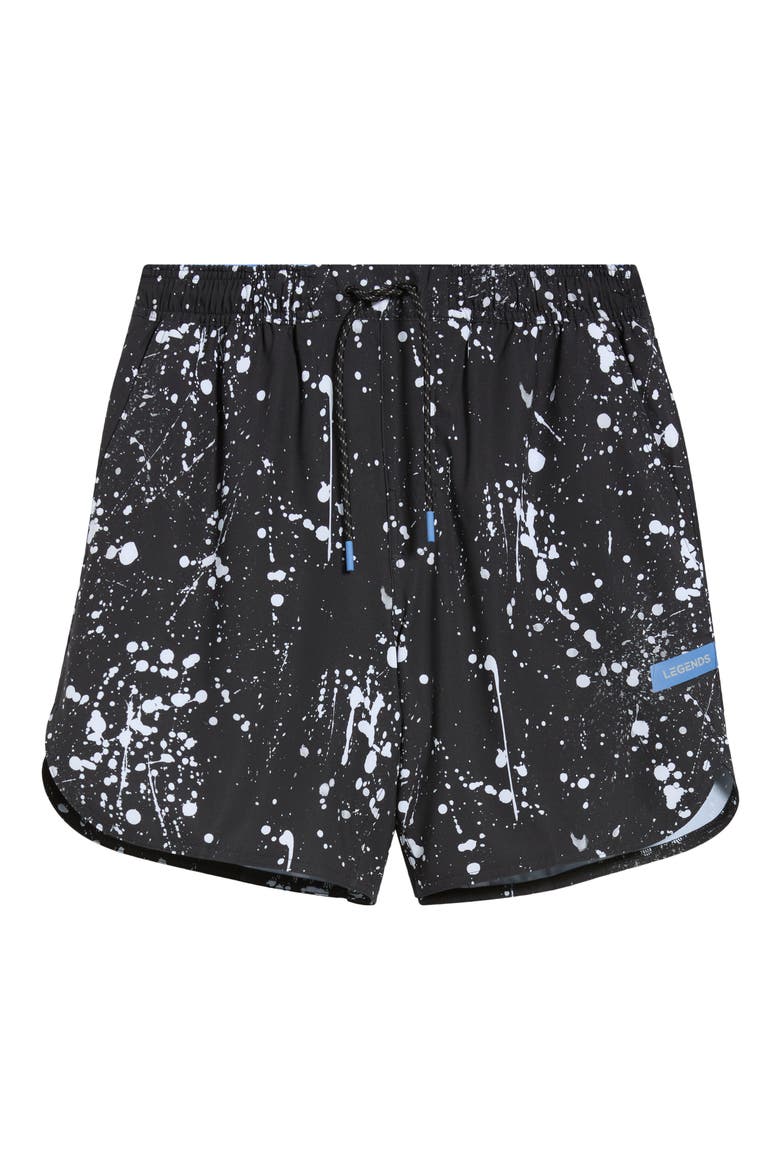 Luka 7-Inch Lined Performance Shorts, Alternate, color, GRAFFITI DRIP BLACK