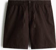 H&M Regular Fit Linen-blend Shorts