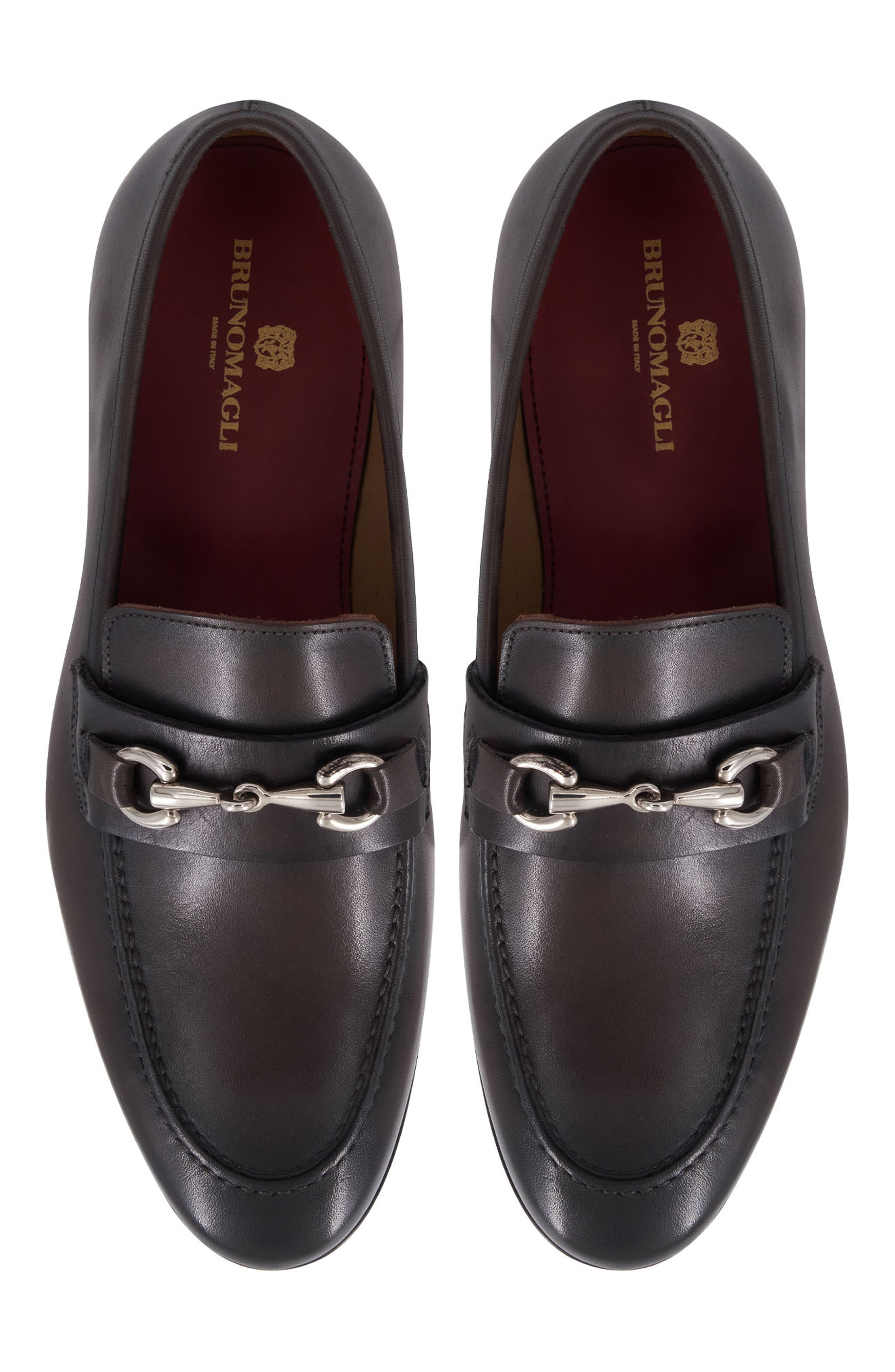 Bruno Magli Presley Bit Loafer, Alternate, color, Brown