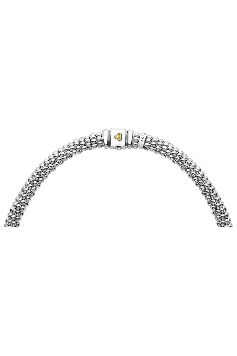 Embrace Station Collar Necklace, Alternate, color, SILVER/GOLD