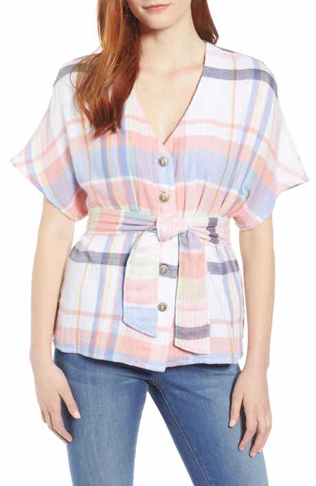 Caslon® Denim Top