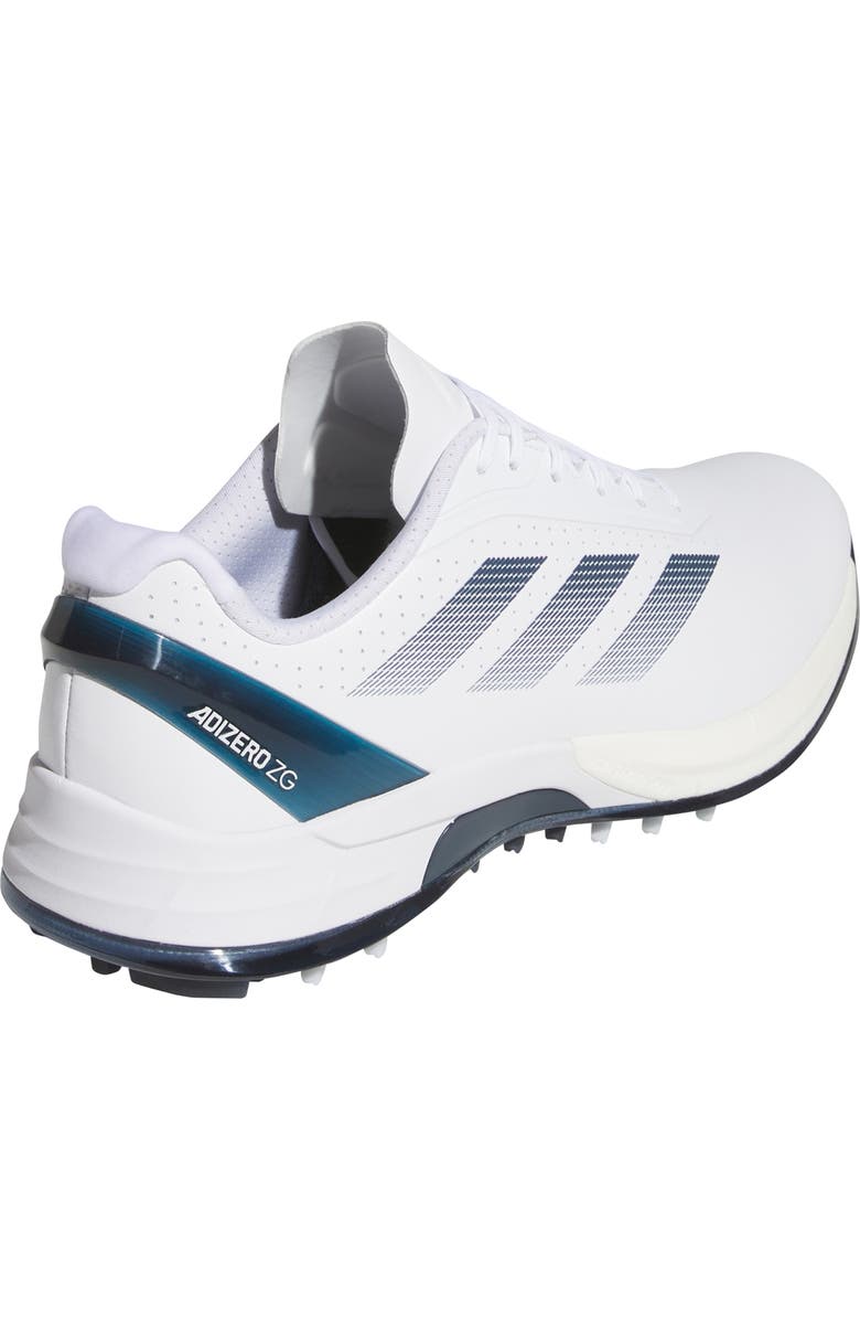 adidas Adizero ZG Golf Shoe, Alternate, color, White/ Navy