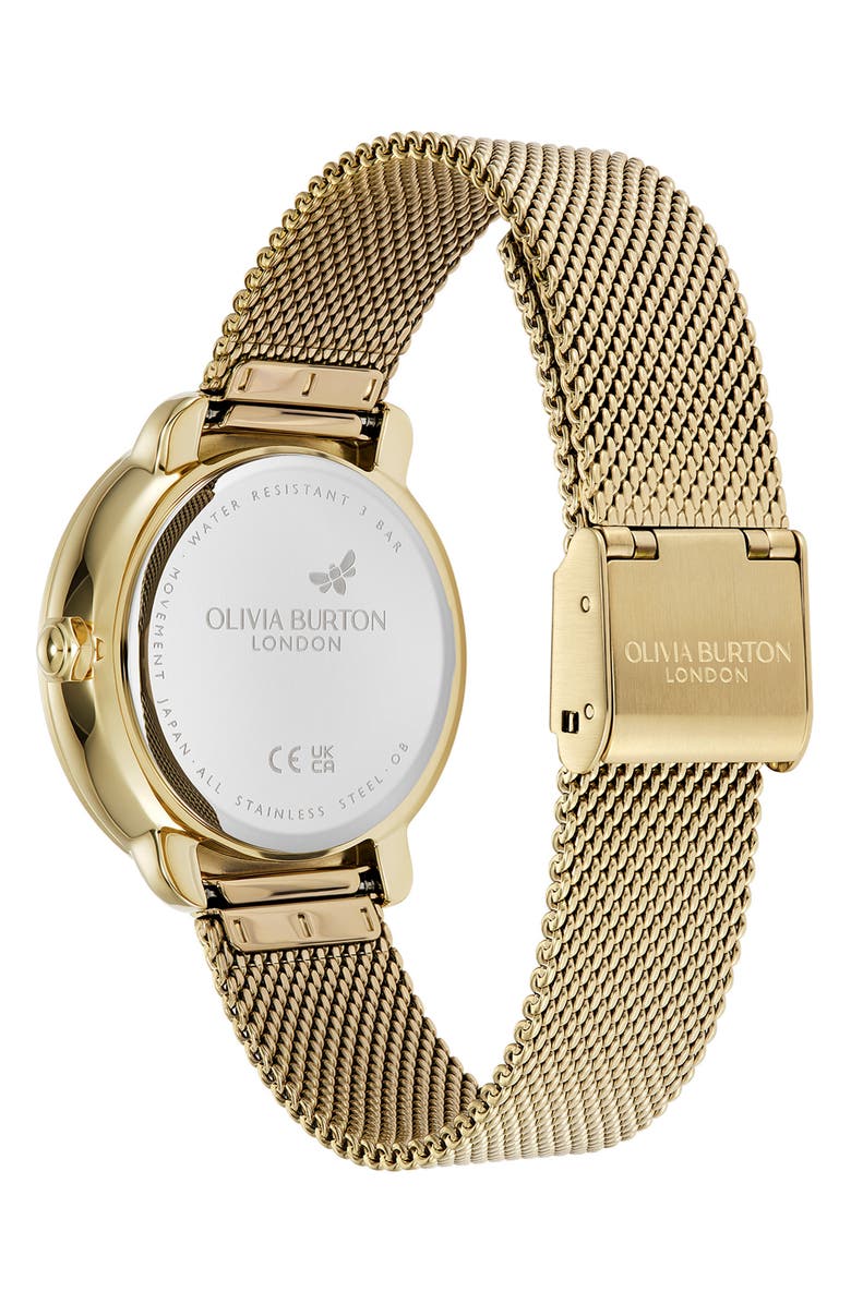 Olivia Burton Moonphase Watch, 34mm, Alternate, color, Gold/ White