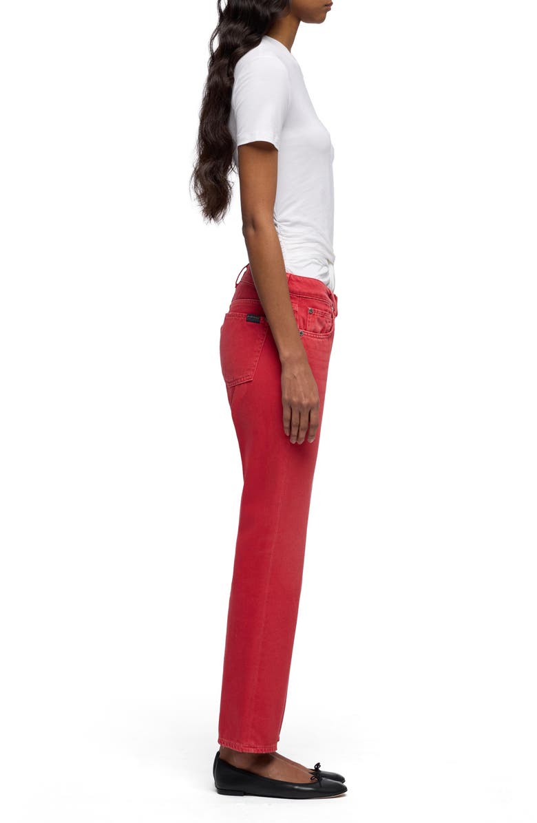 7 For All Mankind Low Rise Ankle Cigarette Jeans, Alternate, color,