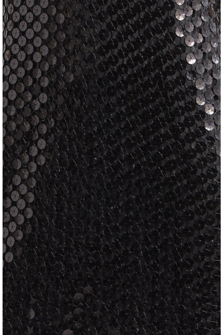 Yvonne Sequin Minidress, Alternate, color, BLACK MESH