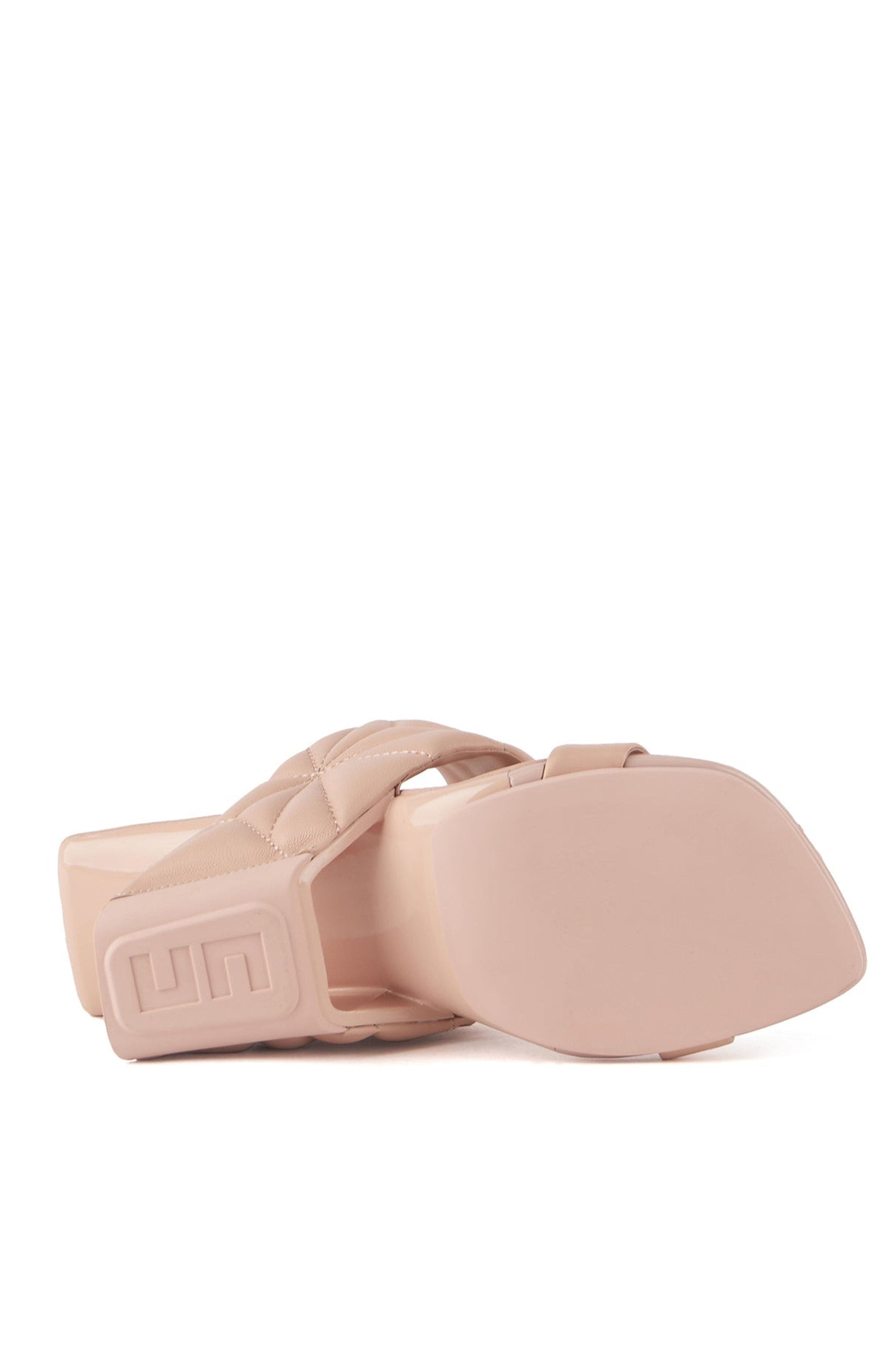 Loop Hi Puffy Sandals, Alternate, color, Cameo Rose Puffy