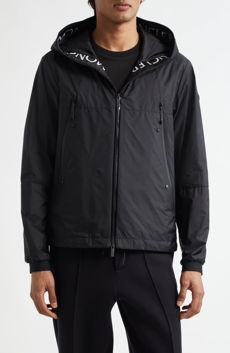 Moncler Junichi Packable Hooded Jacket, Main, color, Black