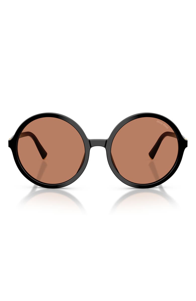 Miu Miu 59mm Round Sunglasses, Main, color, 