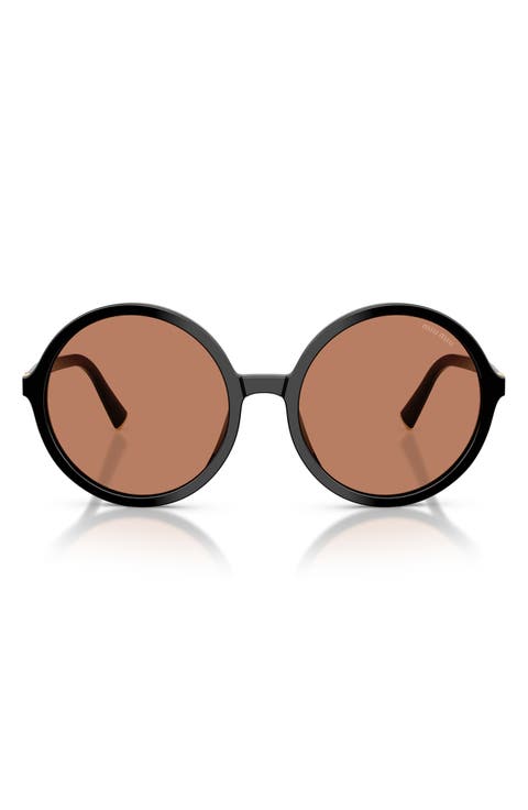 59mm Round Sunglasses