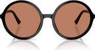 Miu Miu 59mm Round Sunglasses