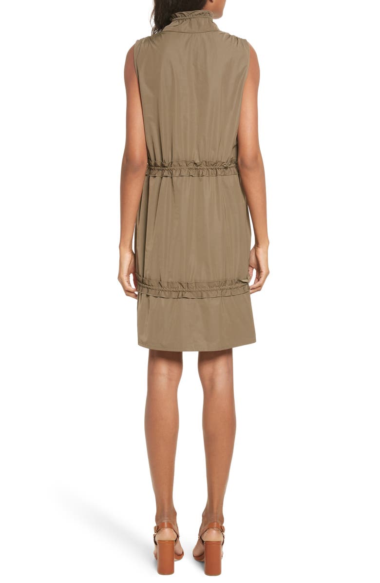 See by Chloé Cinch Waist Army Dress, Alternate, color, 
