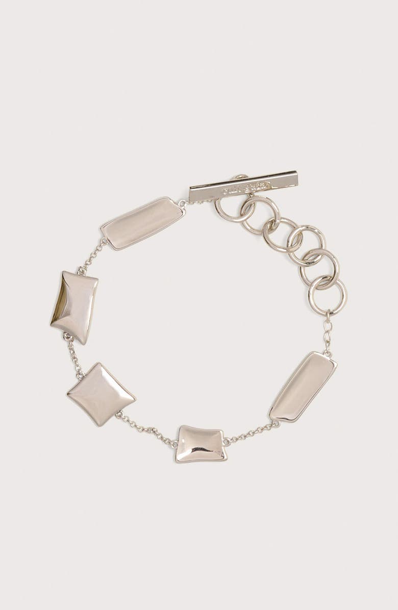 Cult Gaia Malaya Anklet, Alternate, color, Shiny Silver