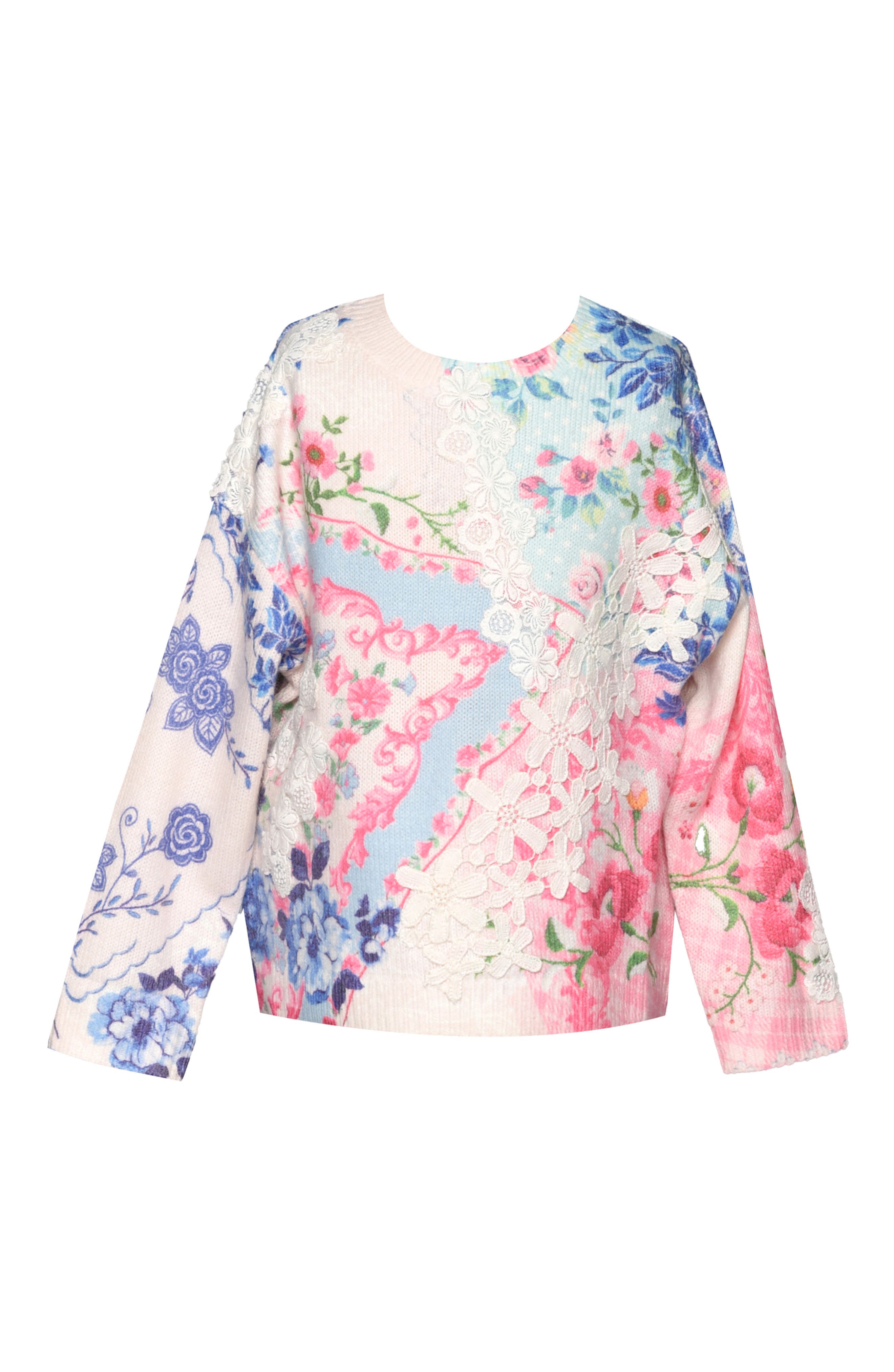 selected IVORY/ PINK MULTI
