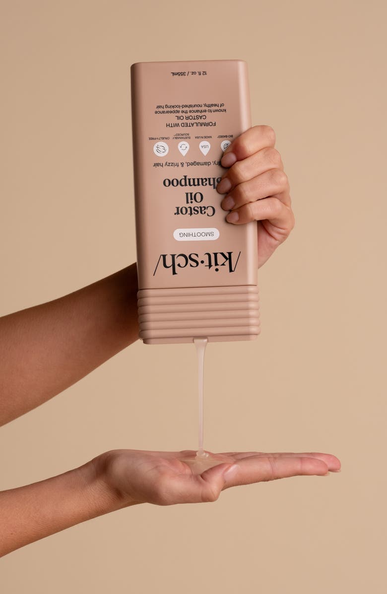 Kitsch Smoothing Castor Oil Liquid Shampoo, Alternate, color, 