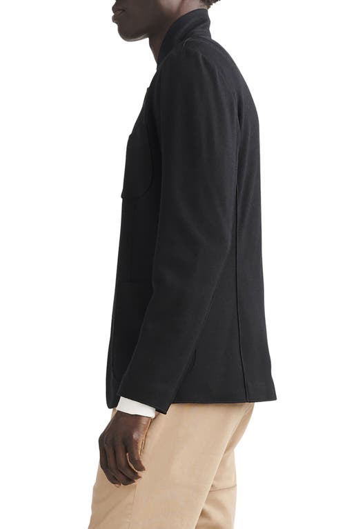 Rag & Bone Prospect Japanese Wool Cardigan In Black