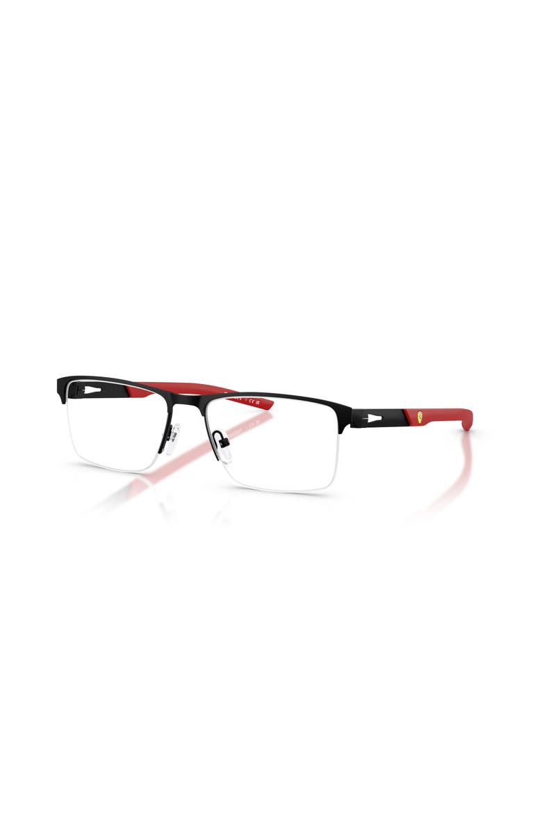 54mm Rectangle optical glasses, Main, color, Black