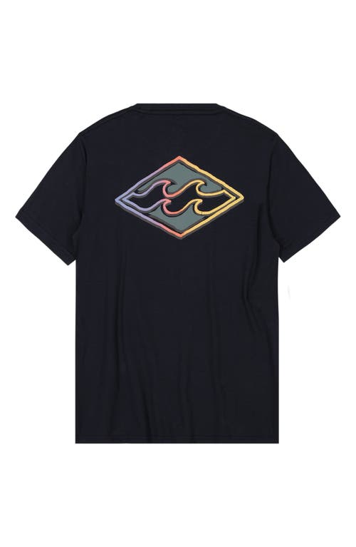 Billabong Kids' Flourish Graphic T-shirt In Dark Navy