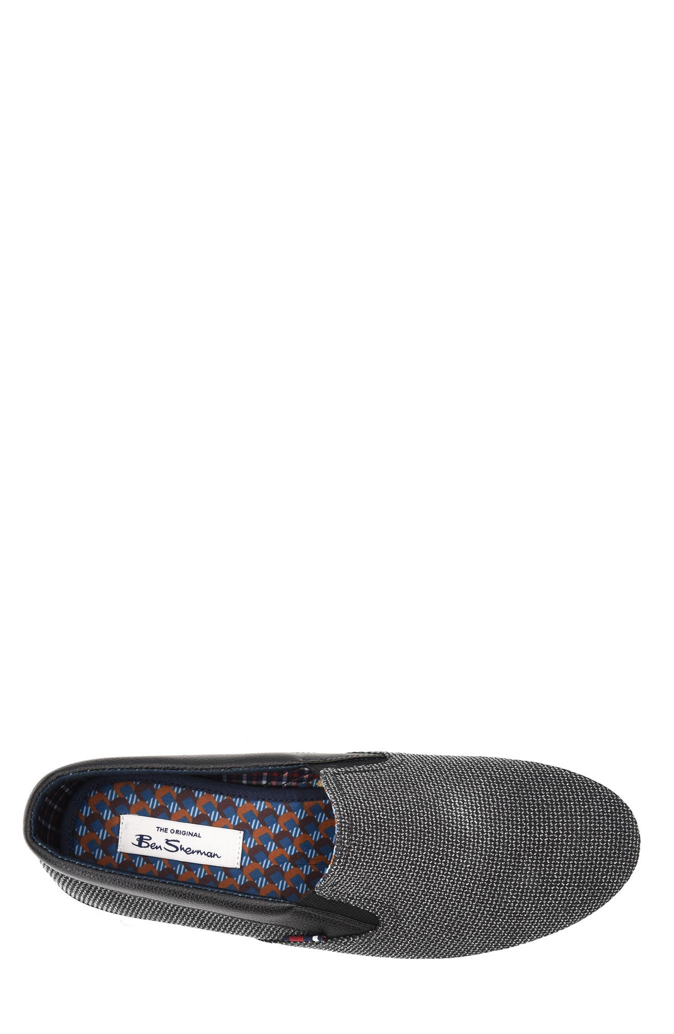 Percy Slip-On Sneaker, Alternate, color, BLACK