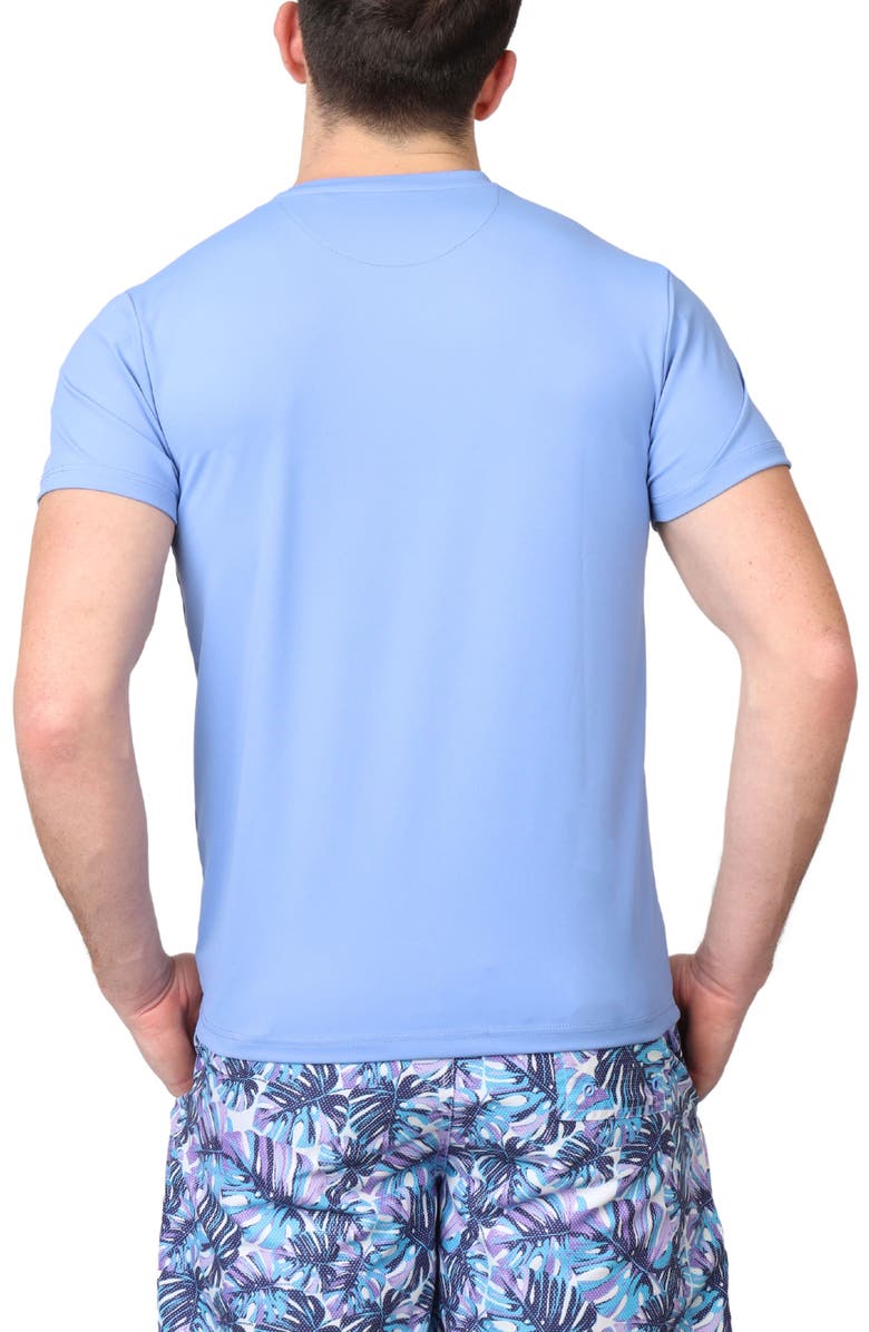 TailorByrd Short Sleeve Rashguard, Alternate, color, Peri Blue