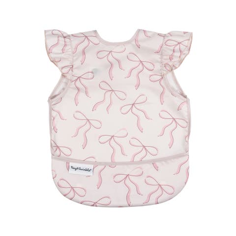 Mess-Proof and Waterproof Ruffled Shoulder Apron Bib
