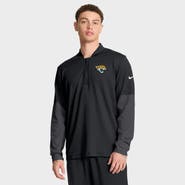 Nike Men's Nike Black Jacksonville Jaguars Sideline Dri-FIT Half-Zip Pullover