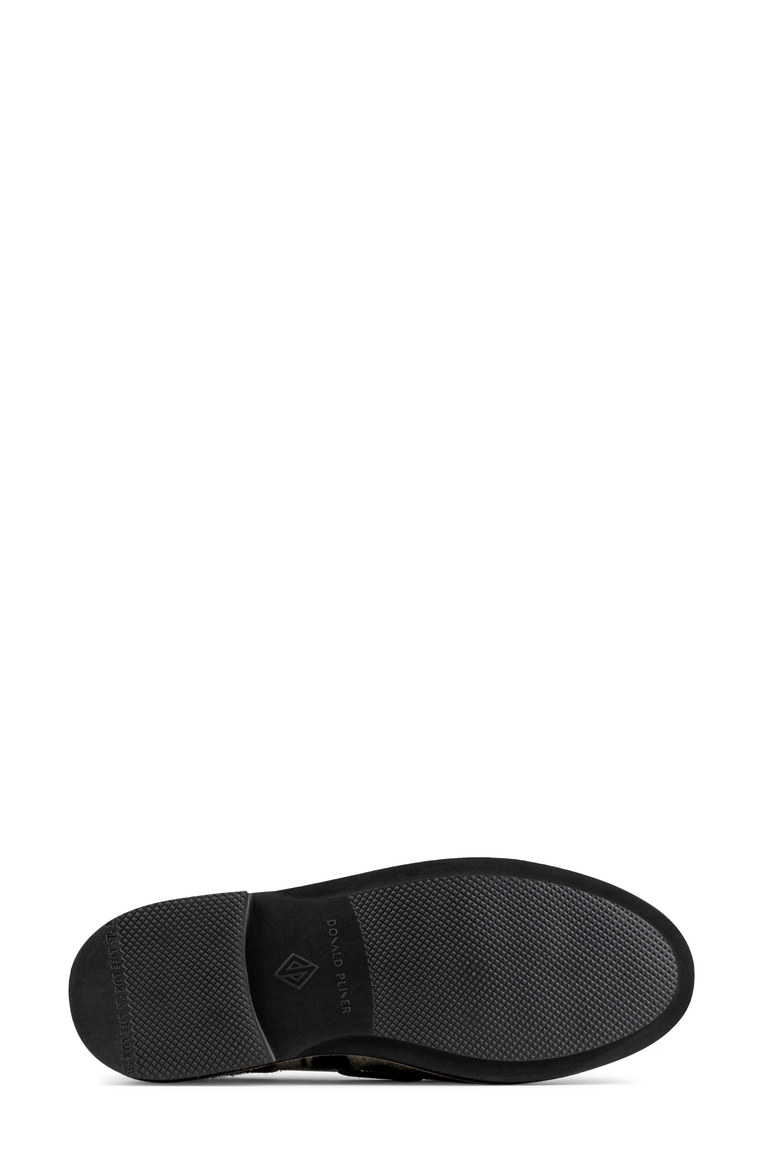 Donald Pliner Lillith Boat Shoe, Alternate, color, Bone/ Black Print Calf Hair