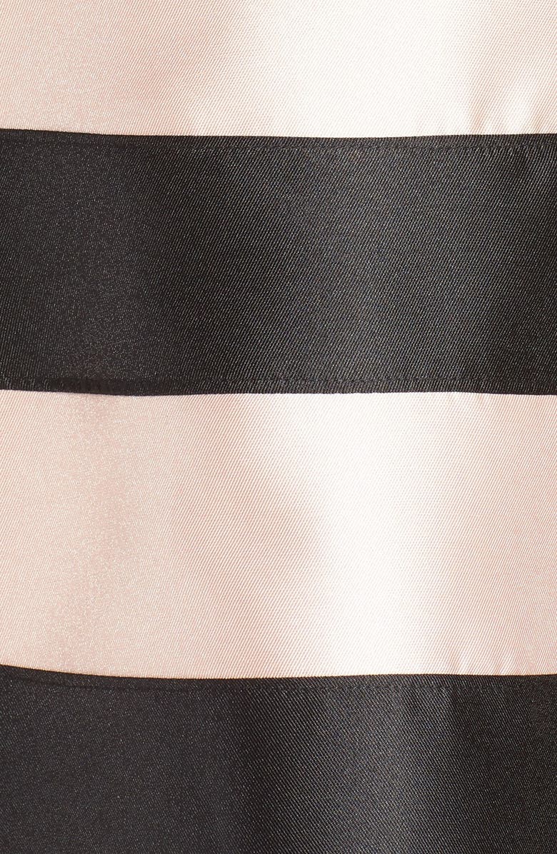 Adrianna Papell Stripe Mikado Midi Dress, Alternate, color,