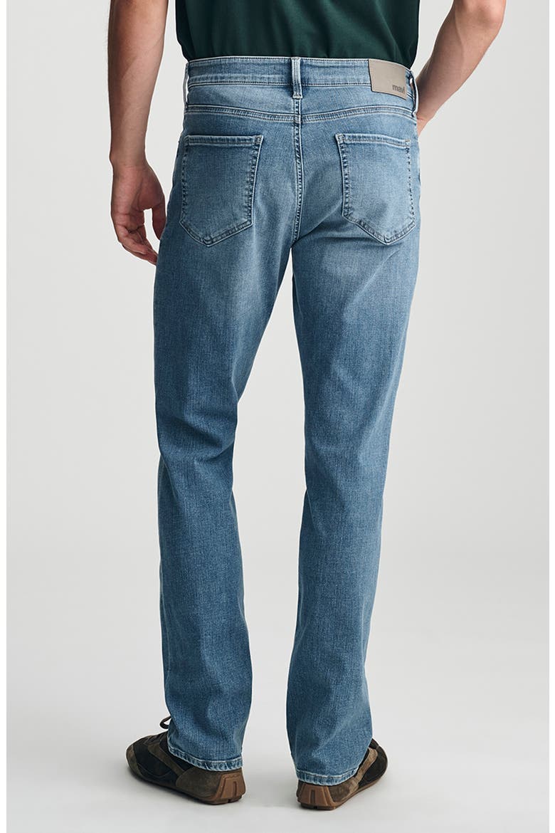 Zach Straight Leg Organic Cotton Jeans, Alternate, color, MID BRUSHED ORGANIC