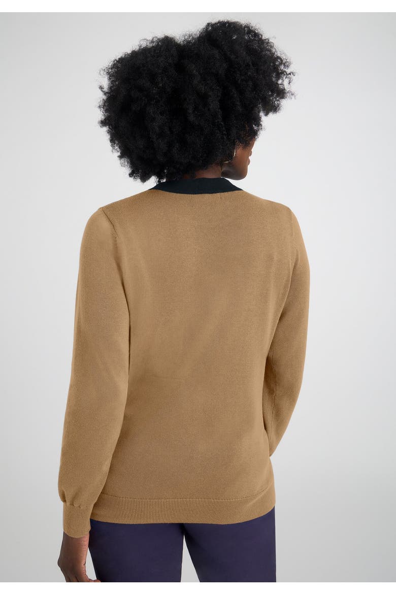 Tie-Neck Sweater, Alternate, color, SOFT CAMEL